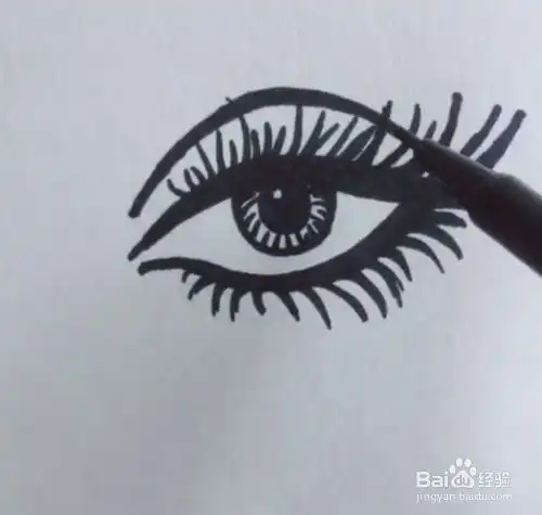 眼睛的画法教程及图示,简笔画眼睛
