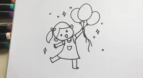 小女孩简笔画头像教程可爱的小女孩