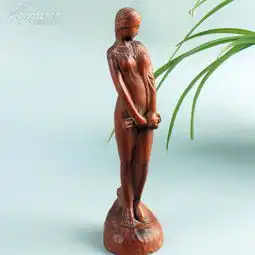 精品推荐天然越南黄杨木木雕人物美女摆件精品木雕