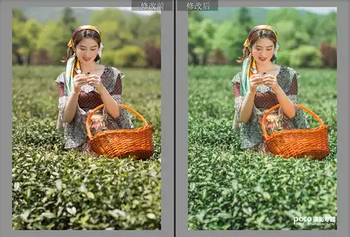 ps调出田园照片唯美手绘油画效果
