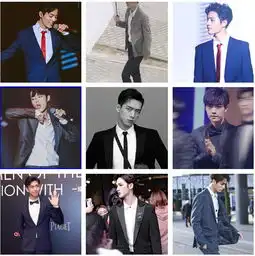 西装look最好看的男明星当然是我的蓝朋友