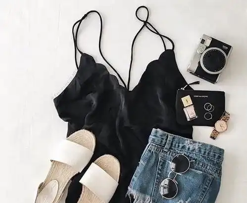 夏季摆拍,小清新搭配