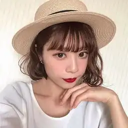 夏日精致女孩发型特辑借助草帽与丝巾,日系田园风美女纸get