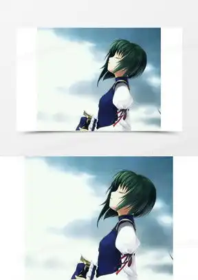 绿头发头像女生动漫美少