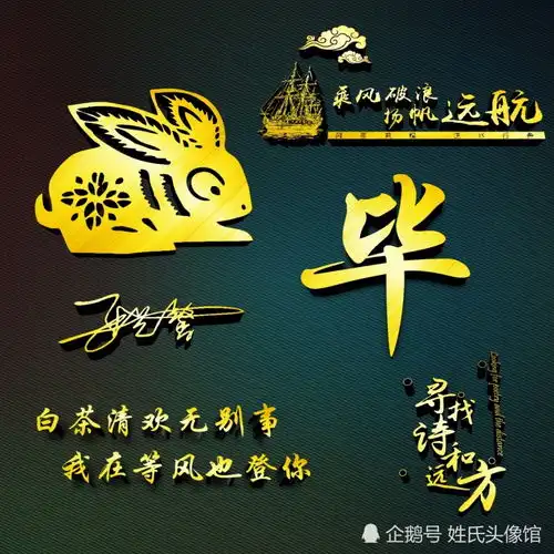 用你的姓氏做微信头像,十二生肖版,喜欢请领走