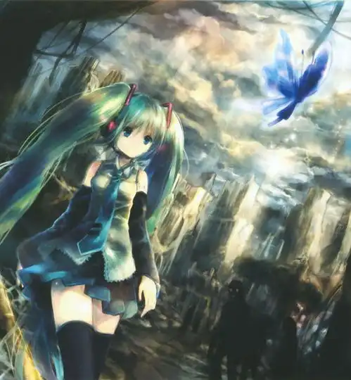 qq女生超霸气头像初音未