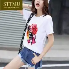 欧美风牛仔短裤女