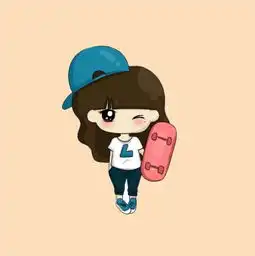 可爱卡通女生头像微信恬