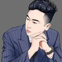 手绘有气质的商务男士风格男头微信头像图片大全