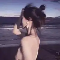 闺蜜头像背影日落一左一右