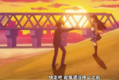 耀眼的风里喧嚣的夕阳下流逝的文学少女流逝的每一位