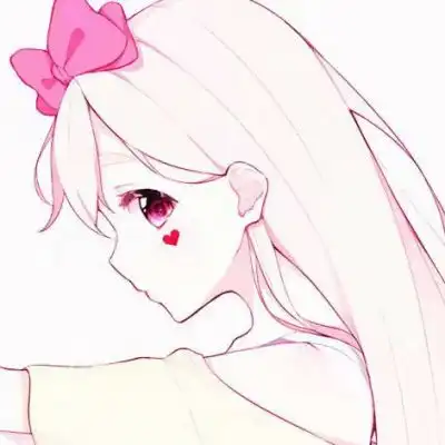 卡通头像女手绘动漫少女