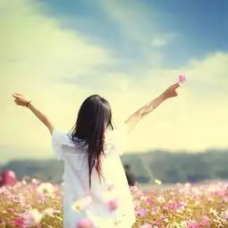 蓝天图片唯美女生头像如你