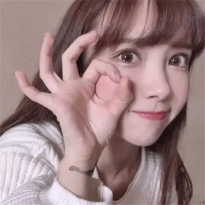 可爱头像真人粉色