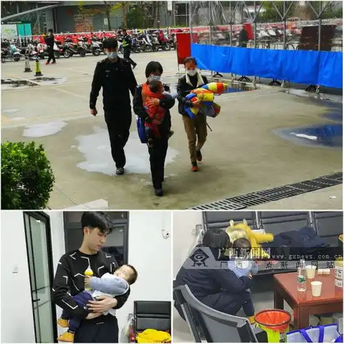 温情执法贺州民辅警照顾涉案女子孩子
