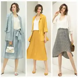 夏日简约系穿搭look,做个时尚的高冷女神