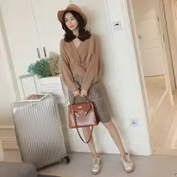 清新优雅的淑女范针织毛衣,秋冬季穿超好看