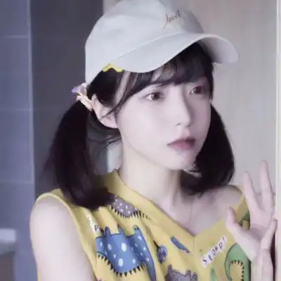 头像女霸气戴帽子口罩女