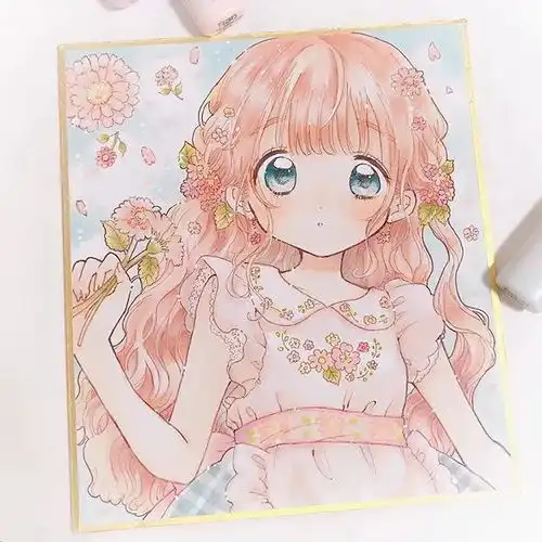 洛丽塔可爱漫画二次元卡通少女手绘素材