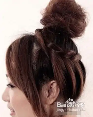 日韩古典美女式简易编发diy