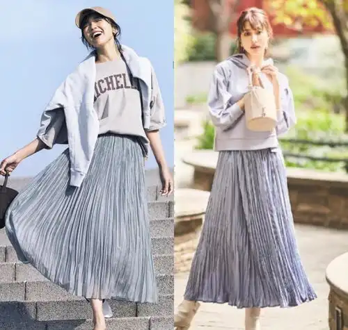 春天穿长裙仙气飘飘,温柔精致的雪纺裙,遮肉显瘦