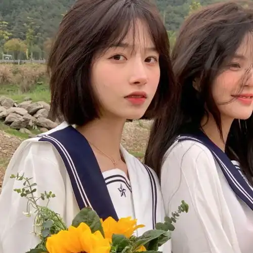 女头祝你发财祝你被爱祝你好运常在