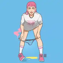 插画女孩az