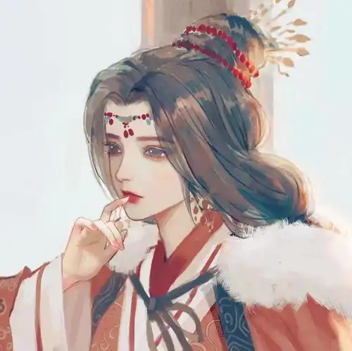 古风女生头像漫画头像高