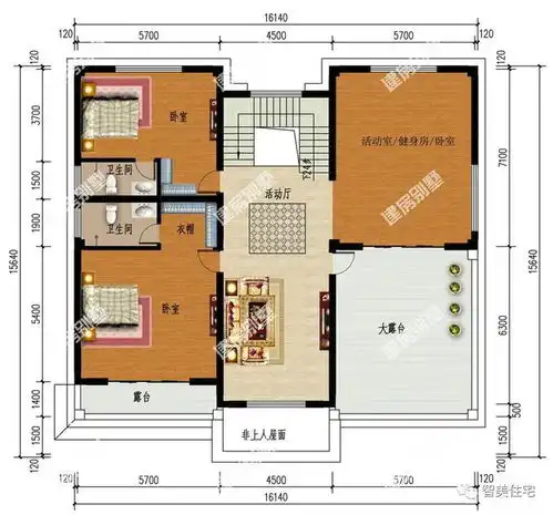 别墅外墙选文化石装饰真好看,这栋房子南北通透,住着体面又舒服