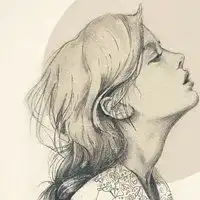 侧面半身微信美女头像微信头像图片大全