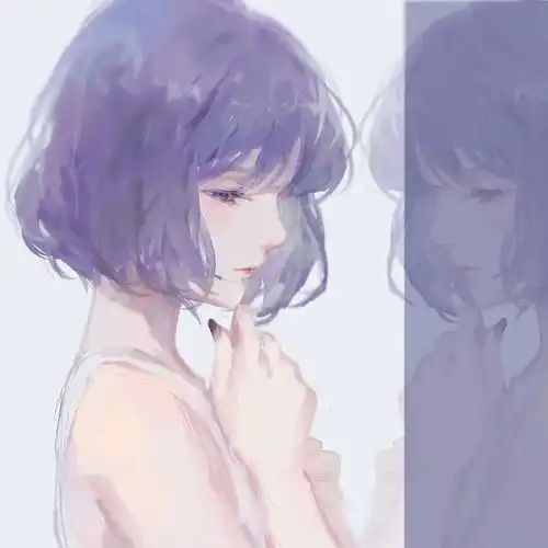 一组画风唯美细腻个性十足的女性头像
