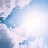 蓝天图片唯美女生头像点