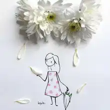 创意女生微信头像图片害