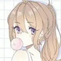吃泡泡糖的女生头像微信头像图片大全