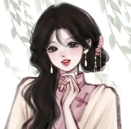 古风手绘气质女头