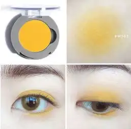 柠檬女孩指南黄色眼影这样涂才好看