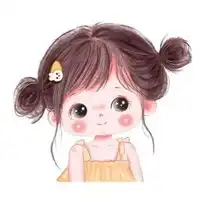 手绘大眼睛可爱小女孩个性头像图片一波