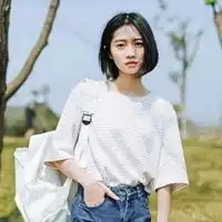 短发女孩图片头像小清新可爱短发女孩头像