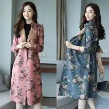 碎花小西装女外套