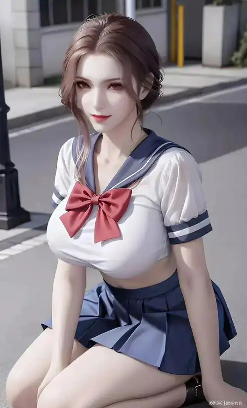 jk丝袜制服的下美女比比东,演绎者青春与性感的完美碰撞