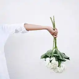 女生头像带花真人女用避