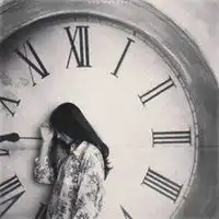 森系卡通女孩唯美意境带字头像女生