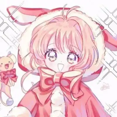 女生软萌动漫头像雨之落