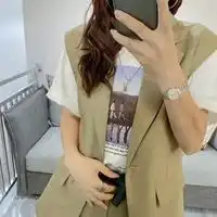 韩版小西装头像图片穿韩版小西装的女生头像