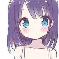 求动漫女生头像白底