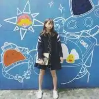 女生可爱头像.清新蓝色