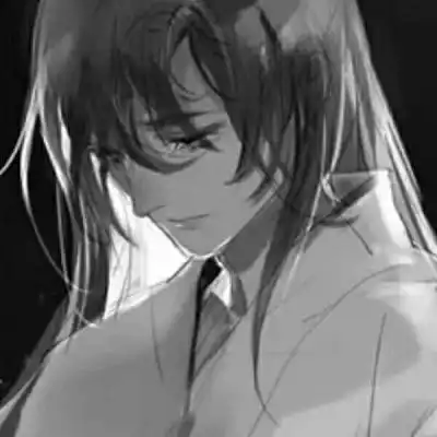 男系古风高冷头像黑白高清古风孤独男头像二次元