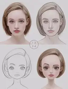 投机取巧的卡通画法,将照片描摹成卡通美女的秘籍,看你能不能学会