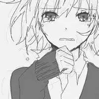 女生霸气黑白抽烟卡通