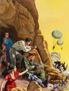 二战题材插画带女朋友战纳粹的浪漫想象